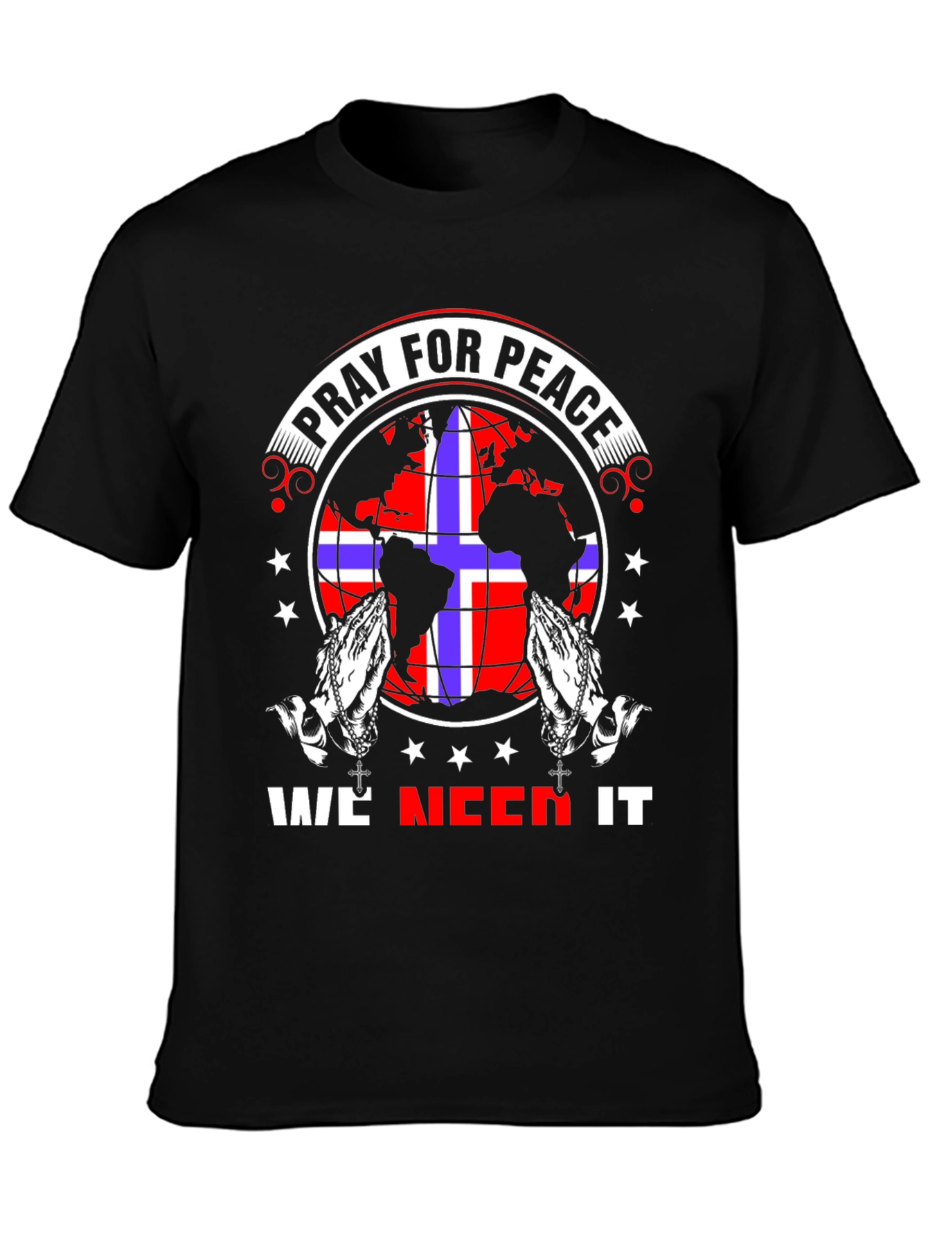 Pray for Peace Graphic T-Shirt