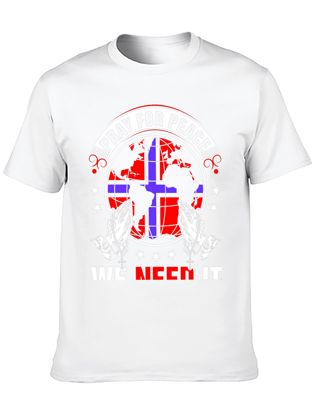 Pray for Peace Graphic T-Shirt
