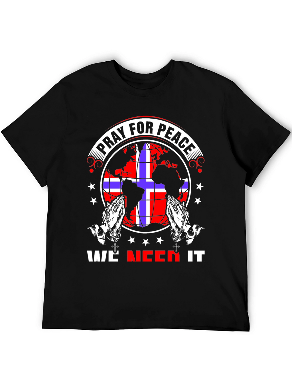 Pray for Peace Graphic T-Shirt