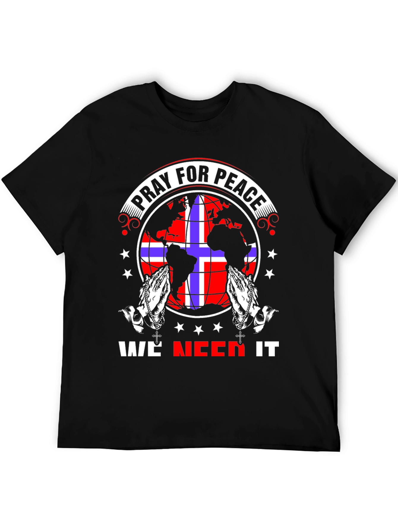 Pray for Peace Graphic T-Shirt