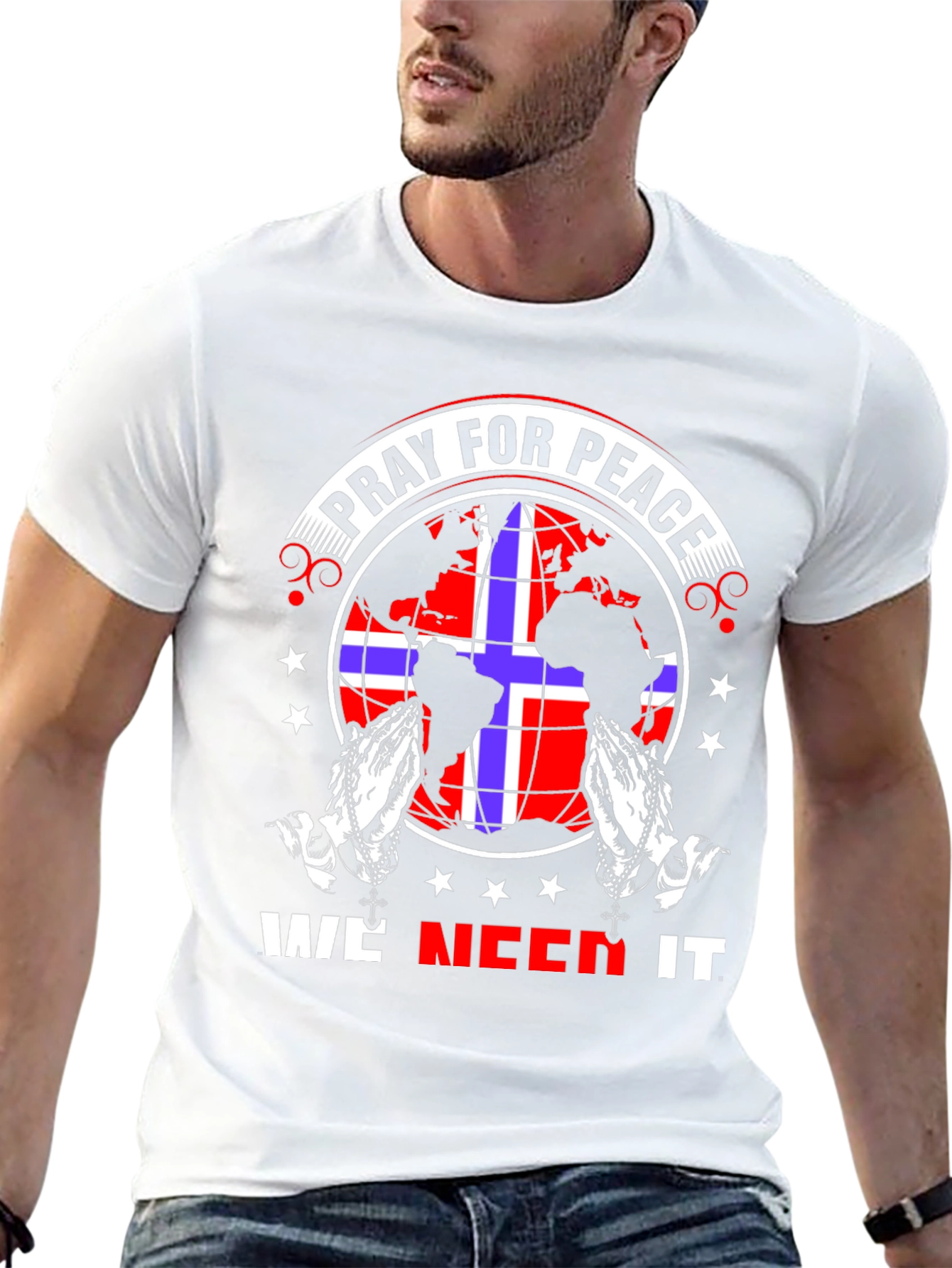 Pray for Peace Graphic T-Shirt