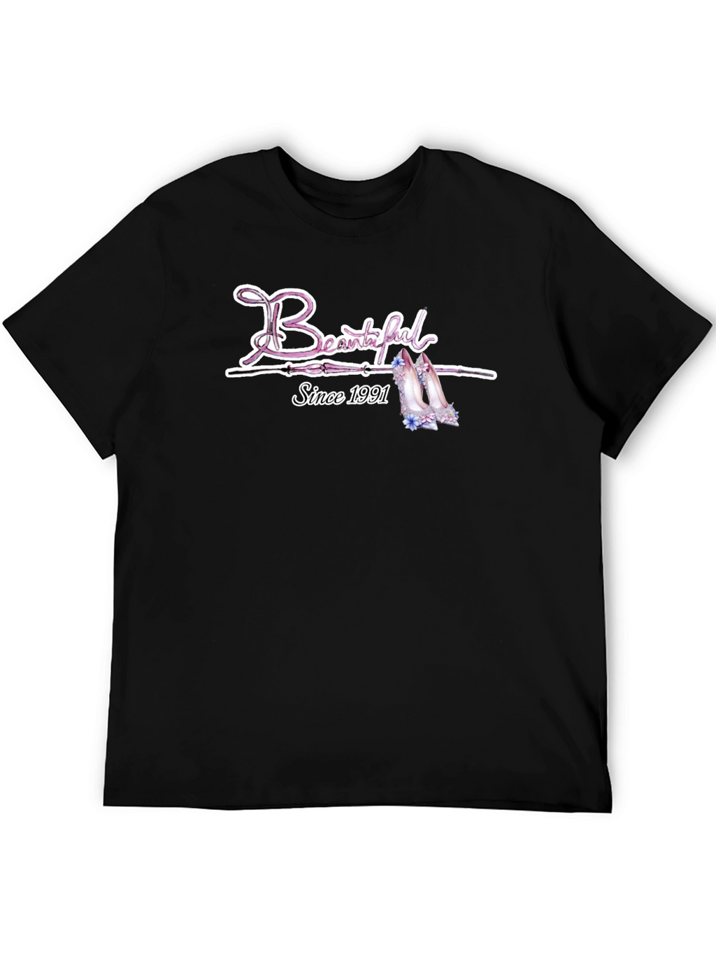 Beautiful Since 1991 Black T-Shirt