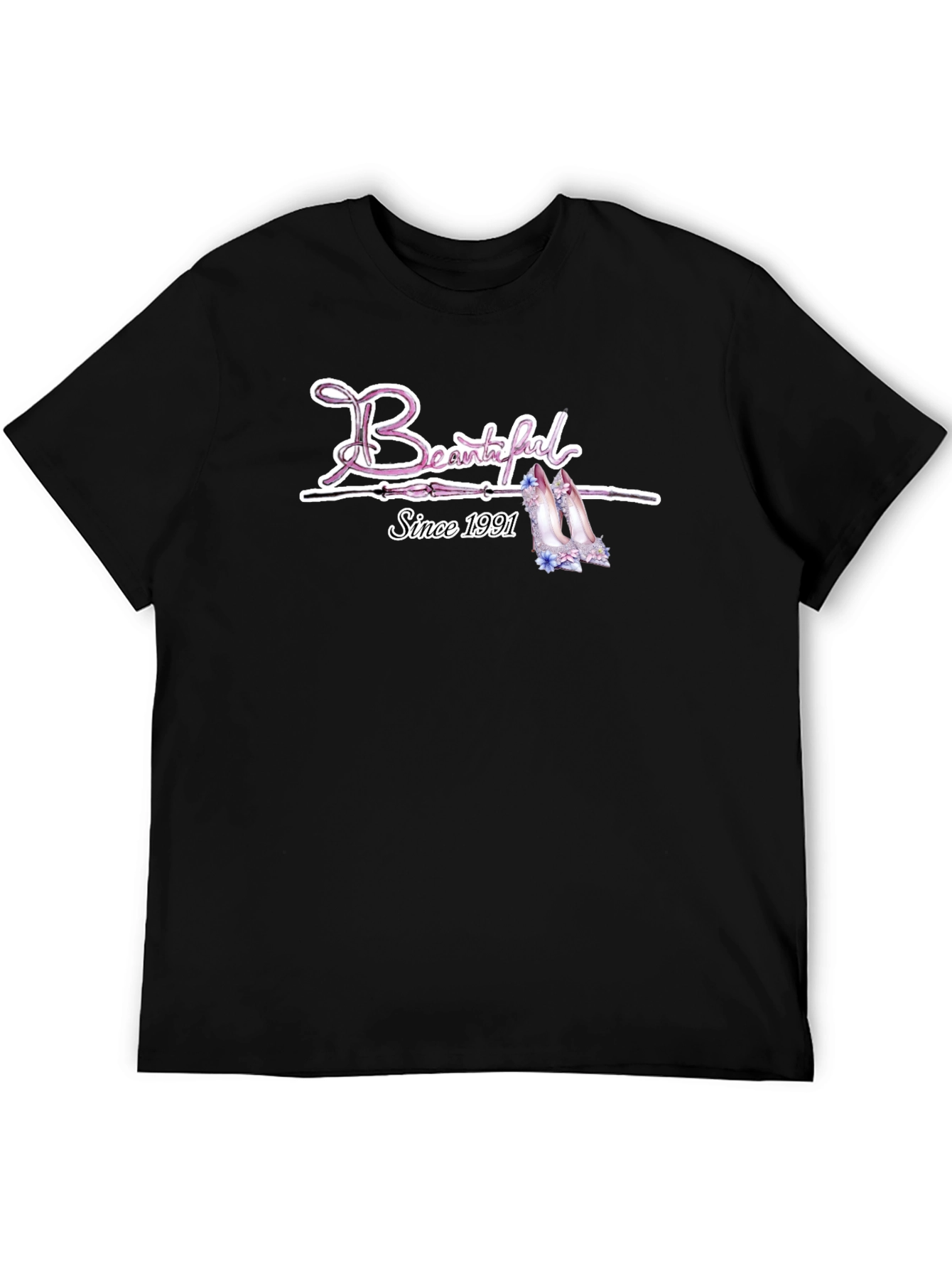 Beautiful Since 1991 Black T-Shirt