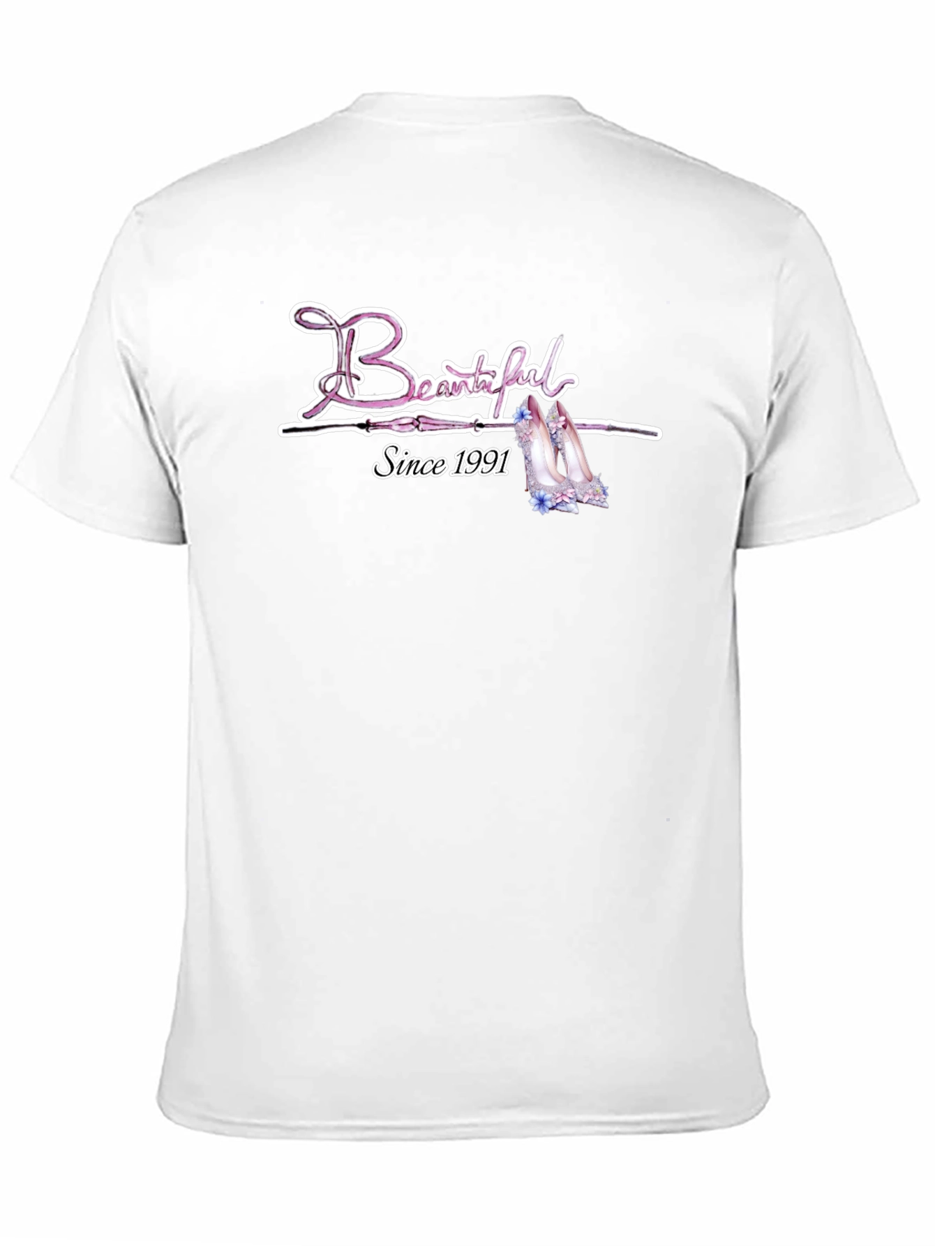 Beautiful Since 1991 Black T-Shirt