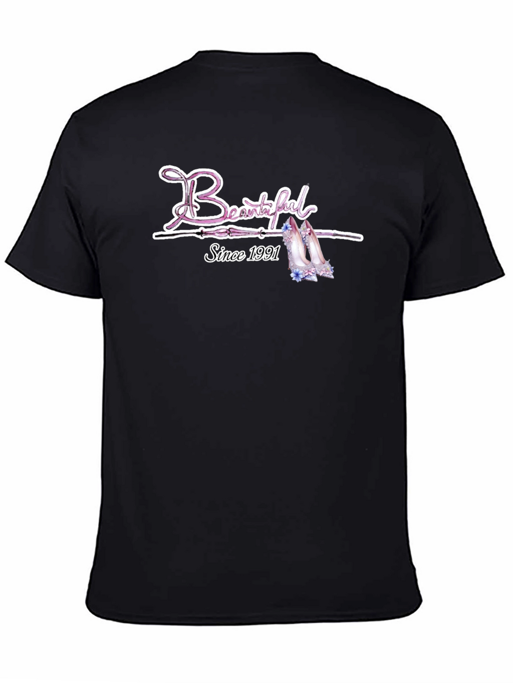 Beautiful Since 1991 Black T-Shirt