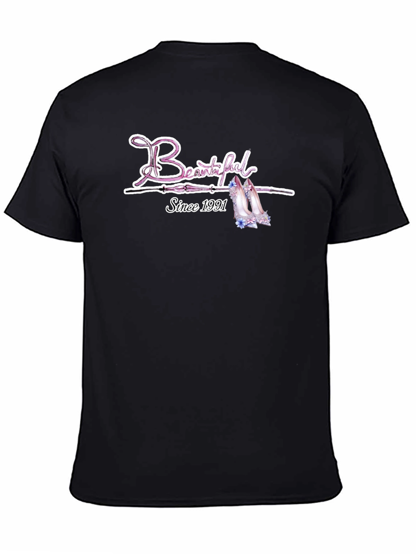Beautiful Since 1991 Black T-Shirt