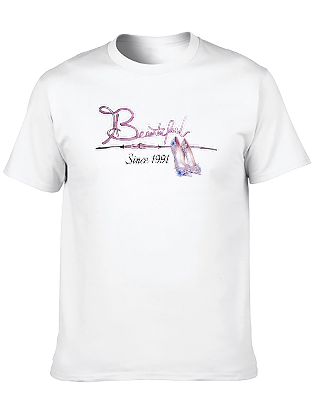 Beautiful Since 1991 Black T-Shirt