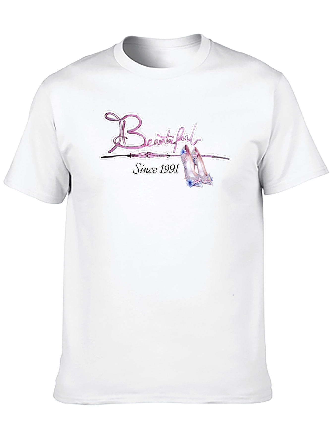 Beautiful Since 1991 Black T-Shirt