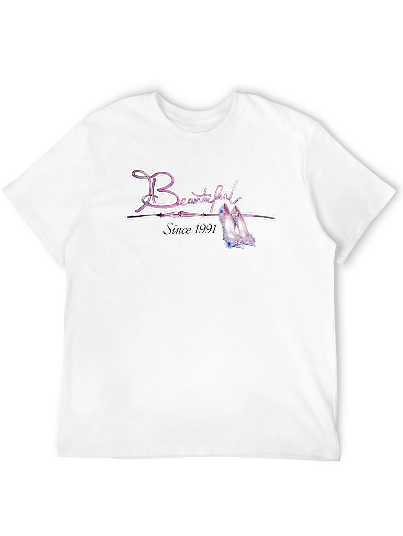Beautiful Since 1991 Black T-Shirt