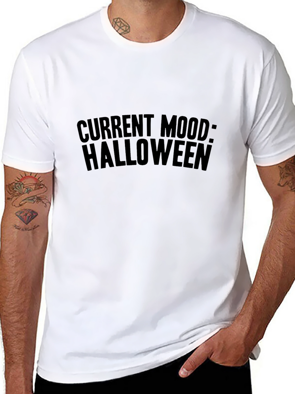 Current Mood Halloween Black T-Shirt