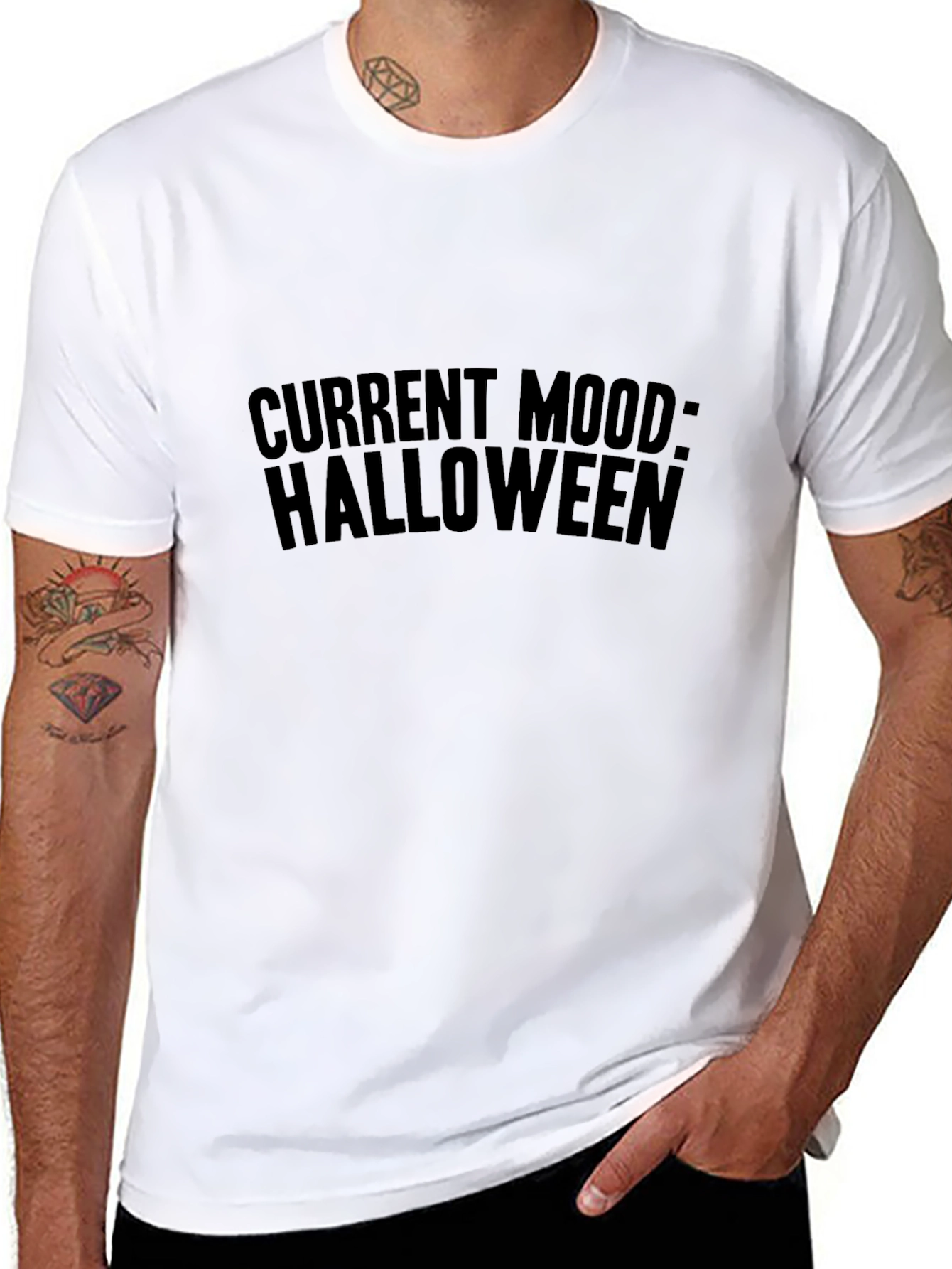 Current Mood Halloween Black T-Shirt