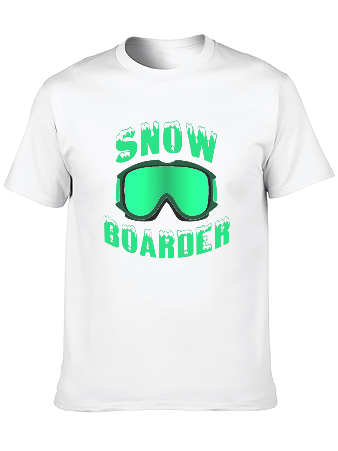 Snowboarder Graphic T-Shirt - Black