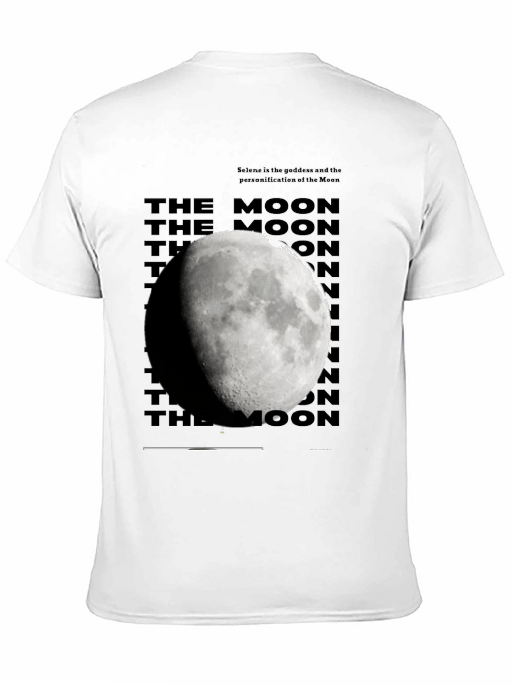 Lunar Phase Graphic Tee - Stylish Moon Design