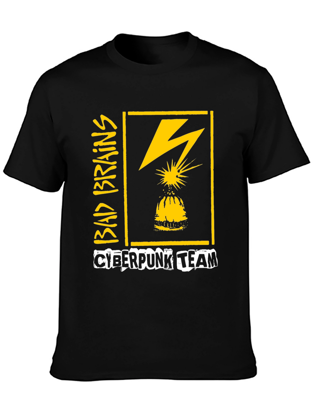 Bad Brains Cyberpunk Team Graphic T-Shirt