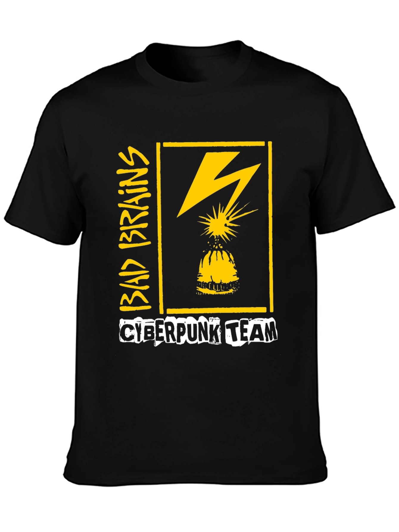 Bad Brains Cyberpunk Team Graphic T-Shirt