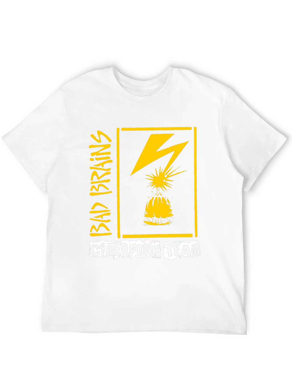 Bad Brains Cyberpunk Team Graphic T-Shirt