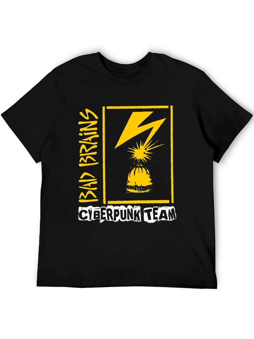 Bad Brains Cyberpunk Team Graphic T-Shirt