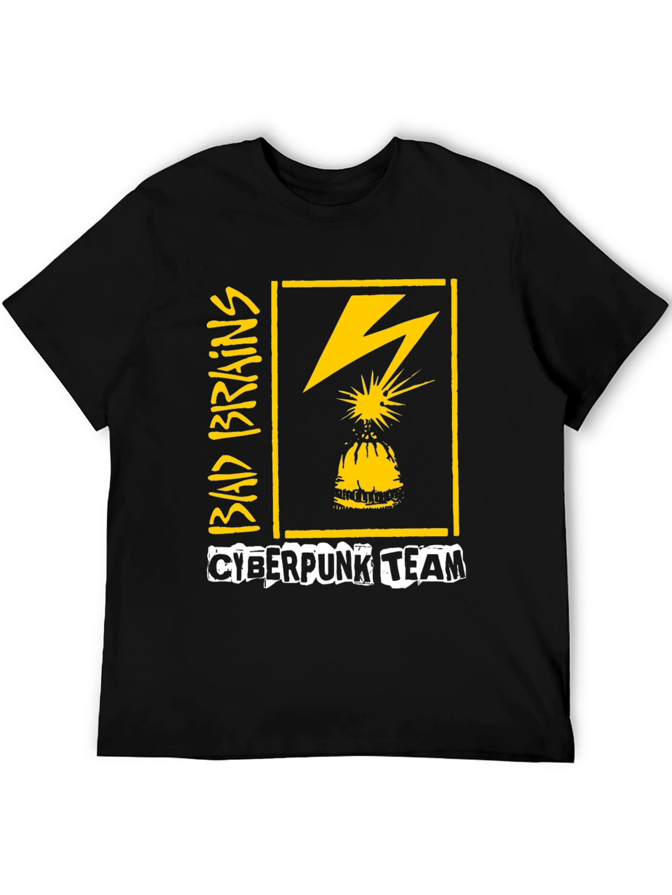 Bad Brains Cyberpunk Team Graphic T-Shirt