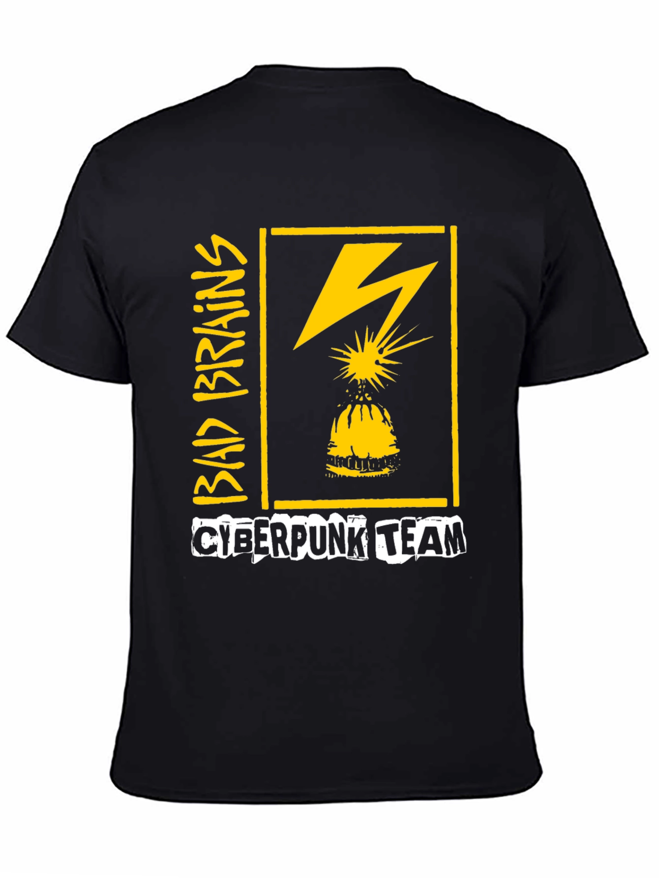 Bad Brains Cyberpunk Team Graphic T-Shirt