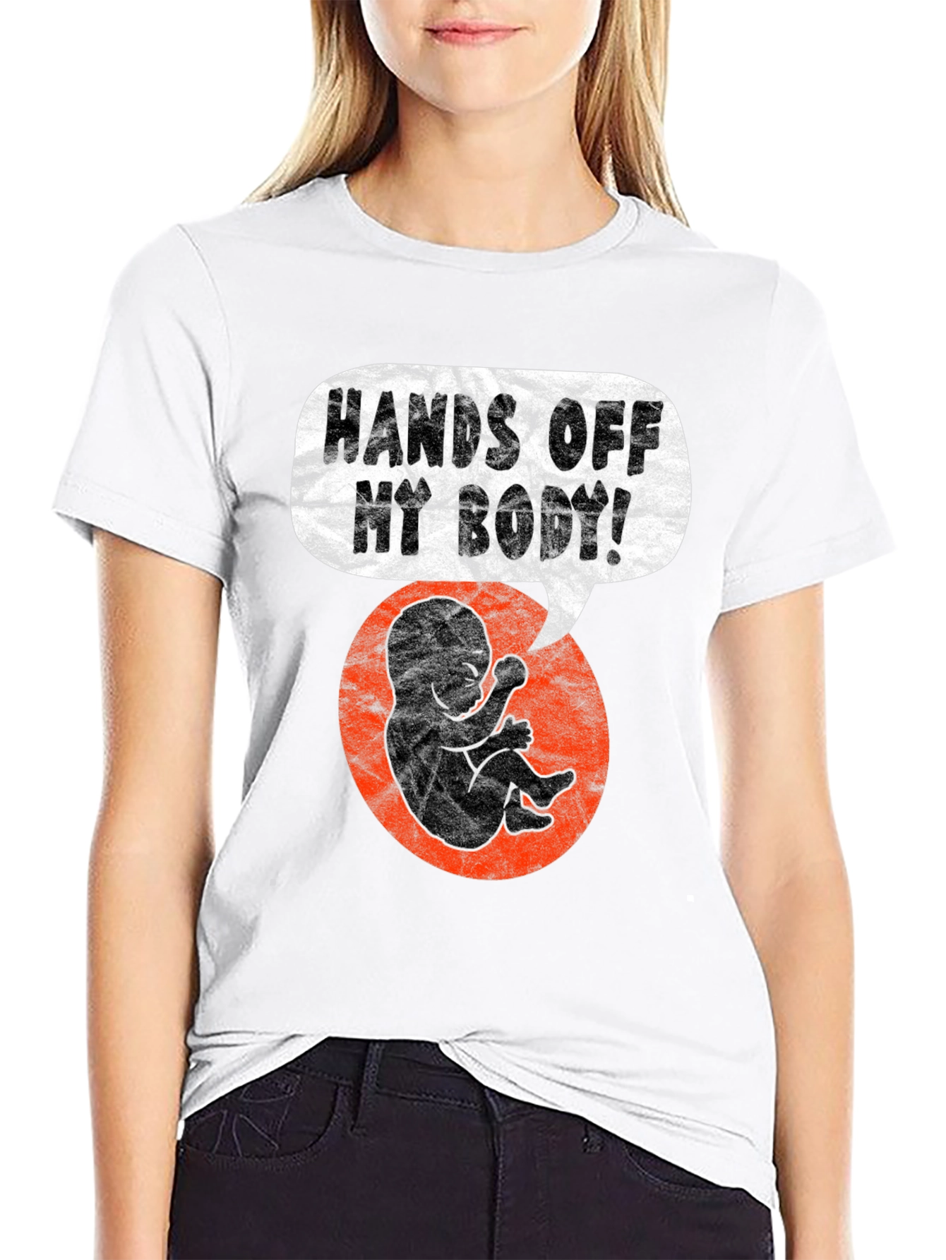 Hands Off My Body Graphic Tee