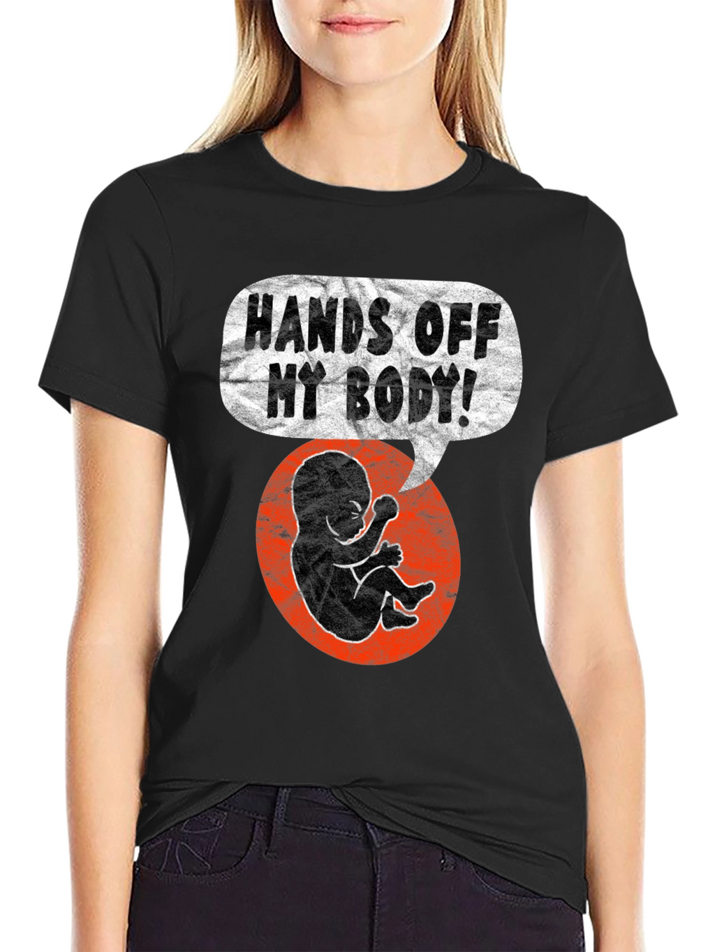 Hands Off My Body Graphic Tee