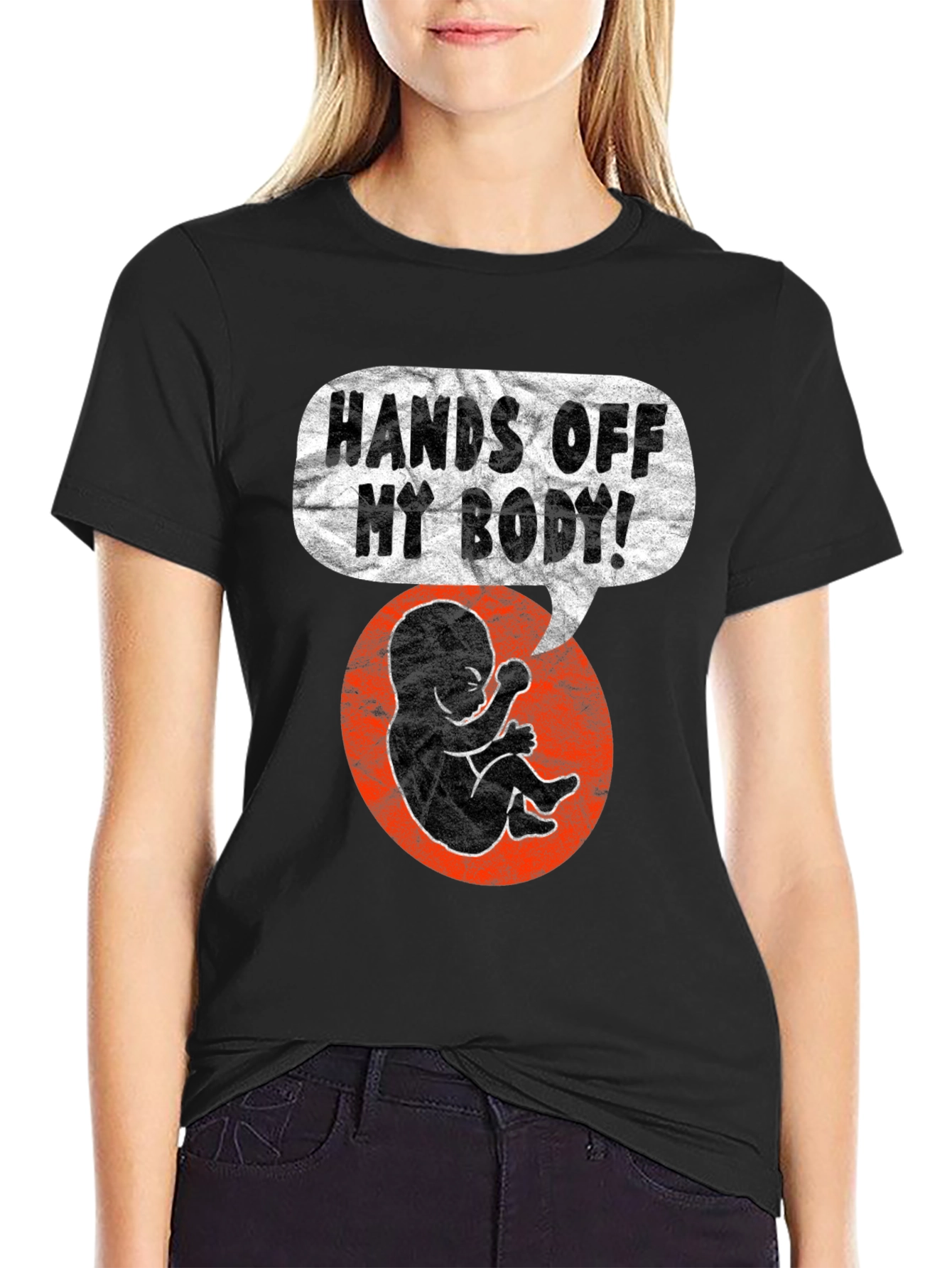 Hands Off My Body Graphic Tee