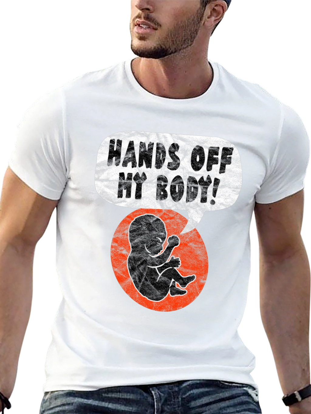 Hands Off My Body Graphic Tee