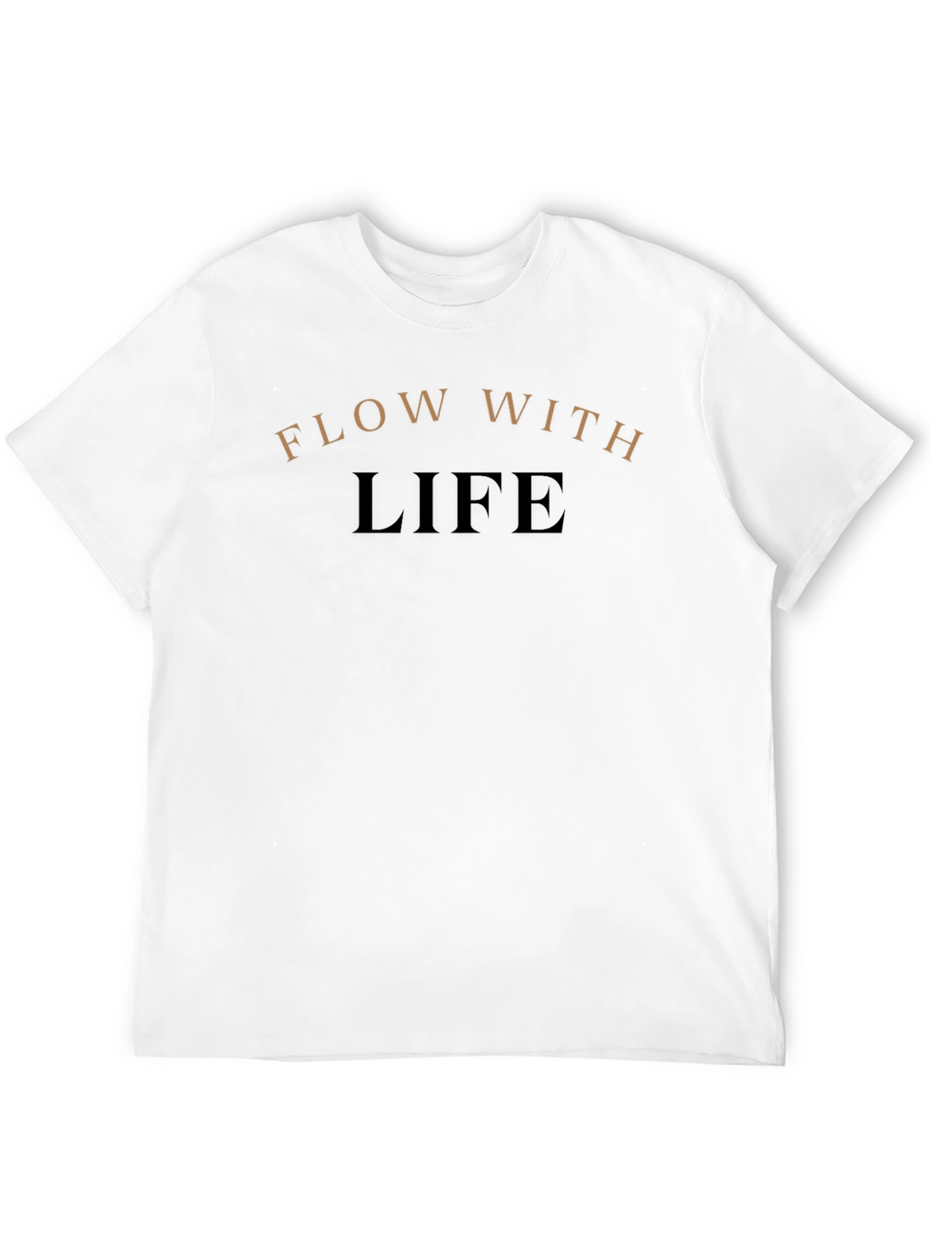 Flow With Life T-Shirt - Black Inspirational