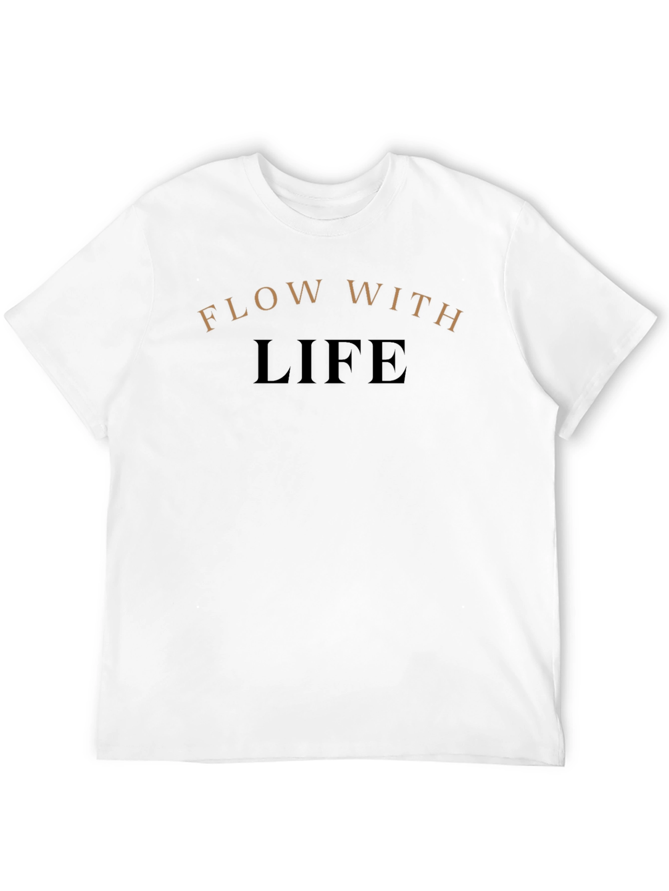 Flow With Life T-Shirt - Black Inspirational
