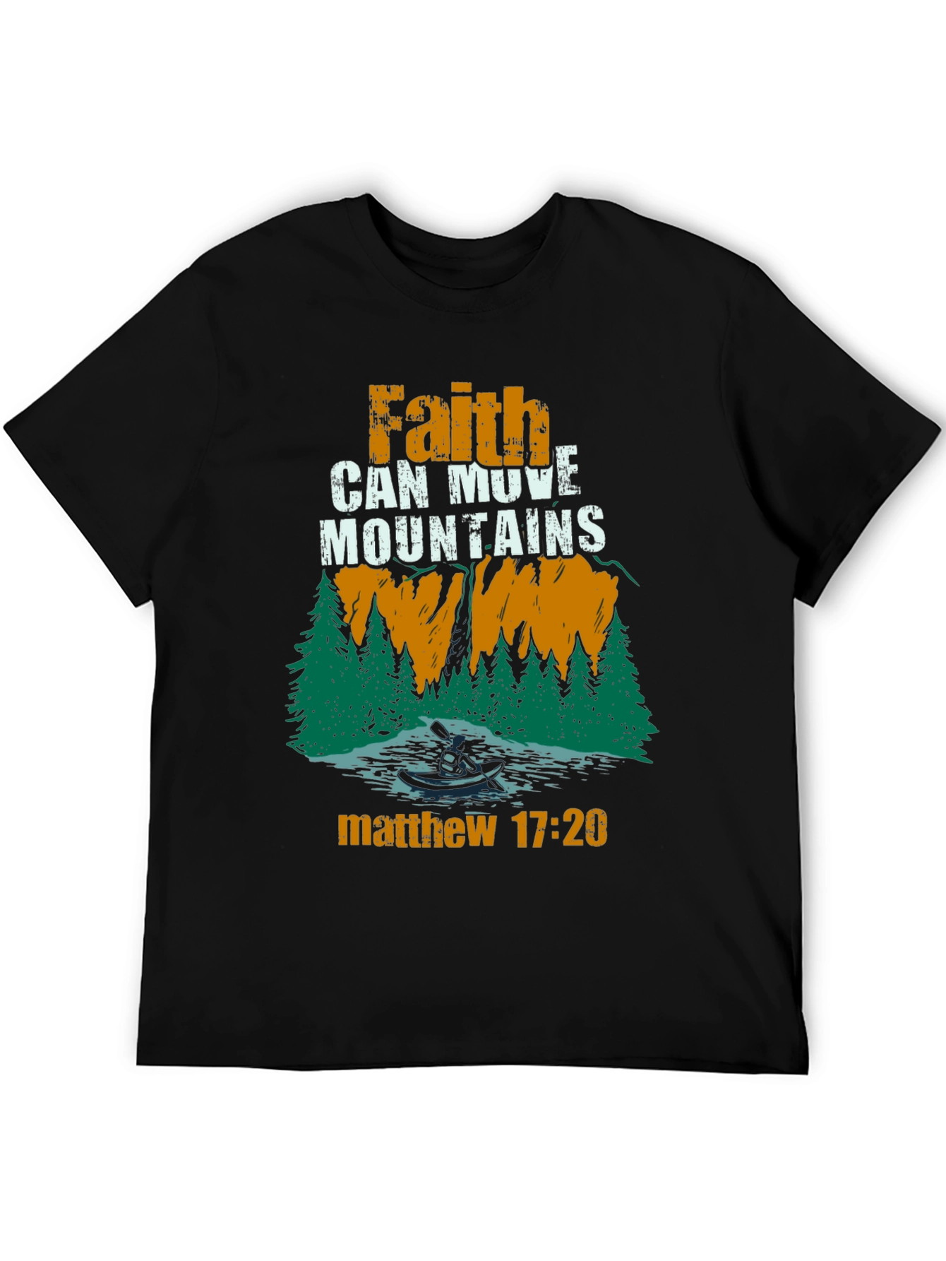 Faith Can Move Mountains Christian T-Shirt