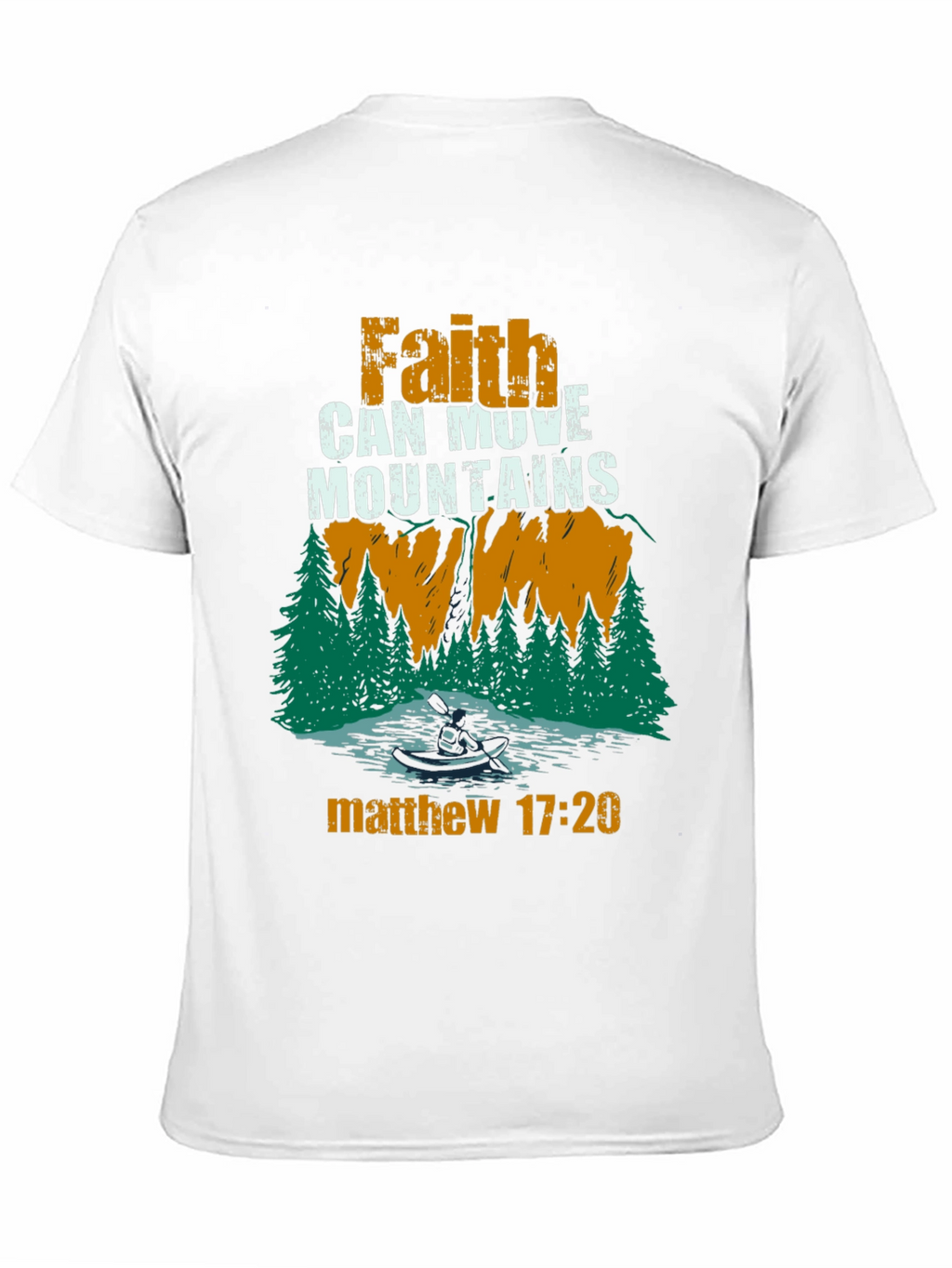 Faith Can Move Mountains Christian T-Shirt