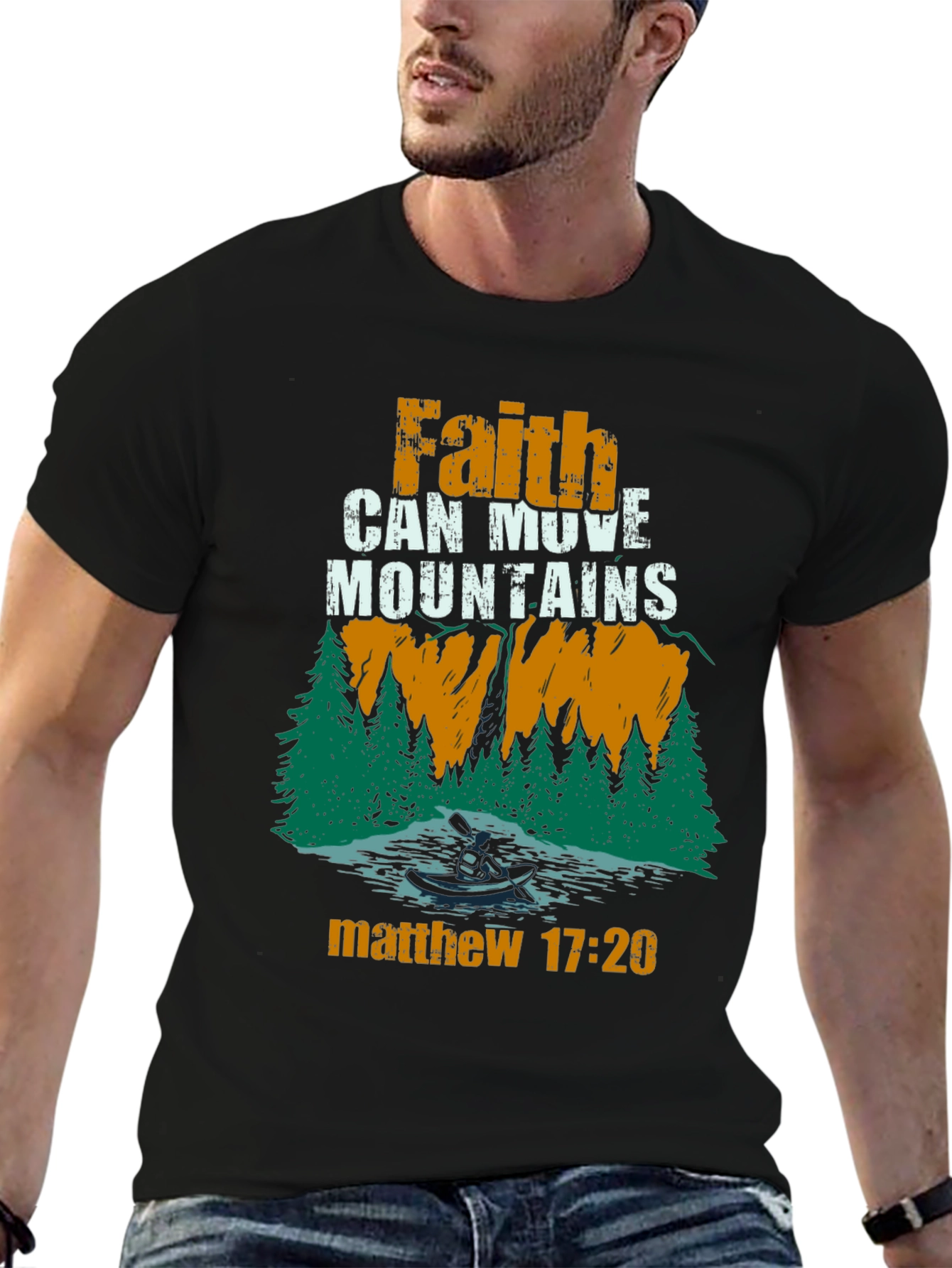 Faith Can Move Mountains Christian T-Shirt