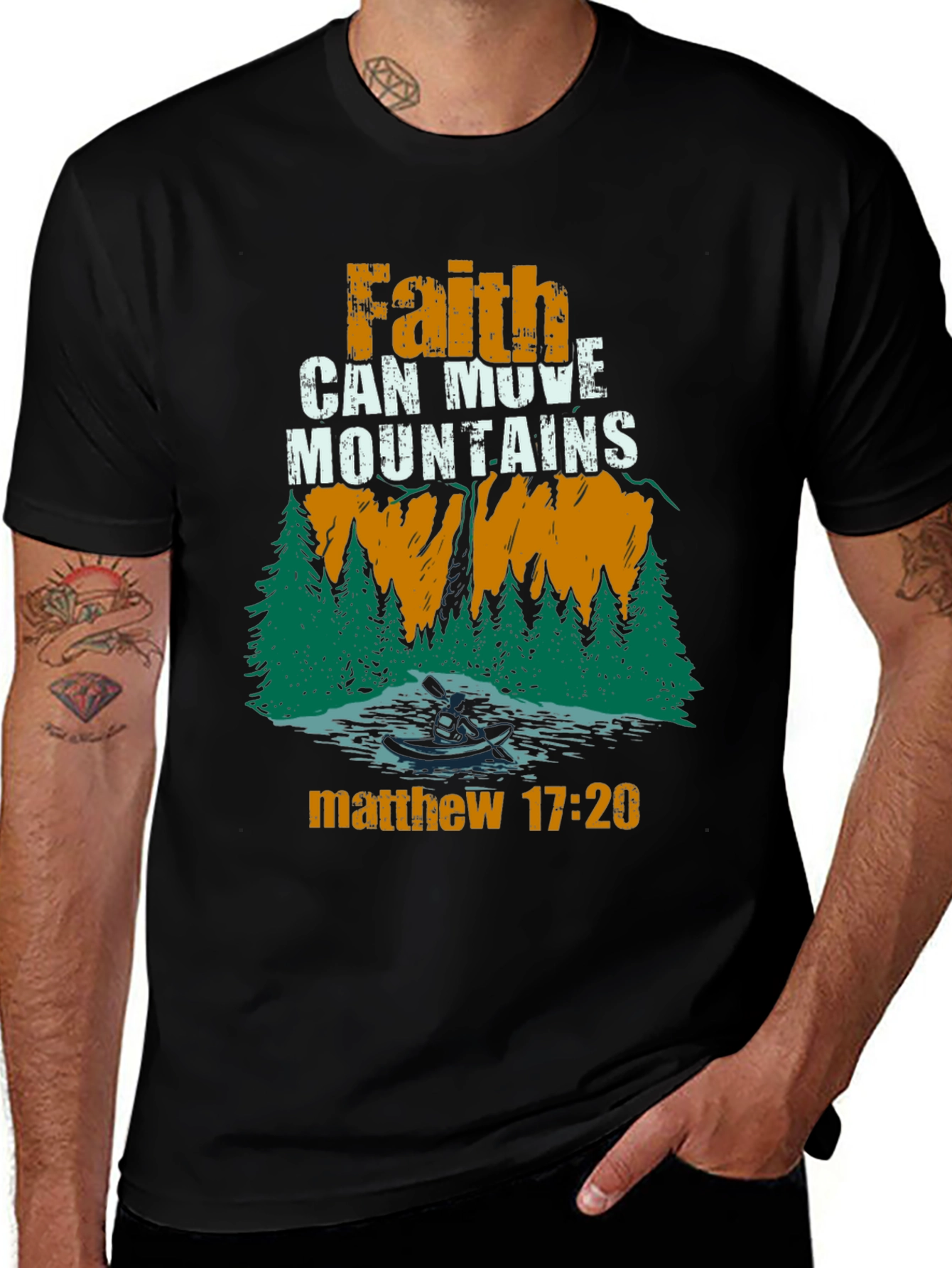Faith Can Move Mountains Christian T-Shirt