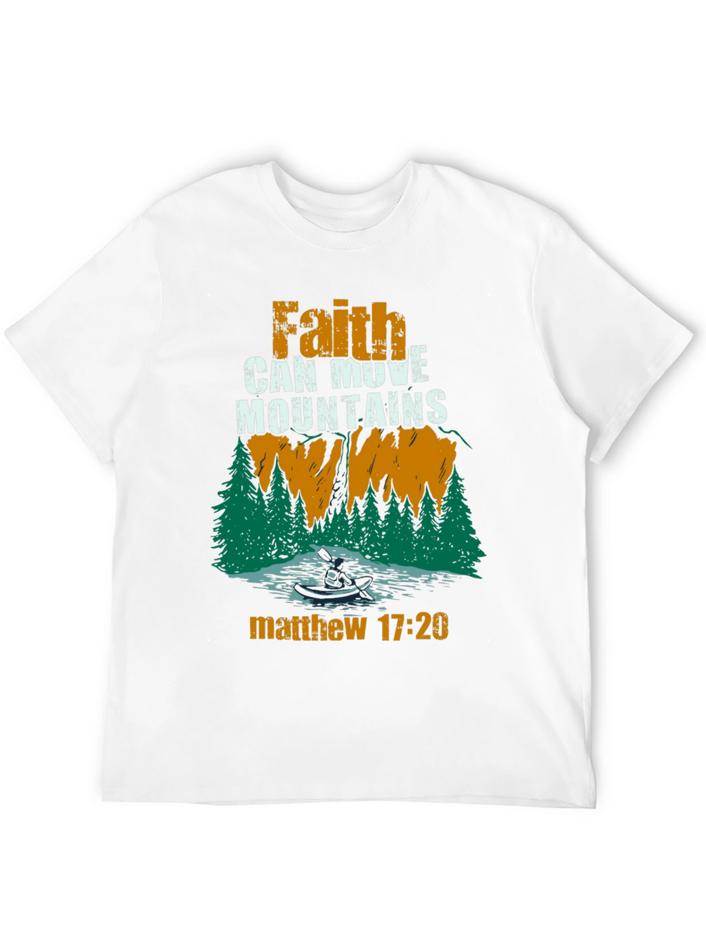 Faith Can Move Mountains Christian T-Shirt