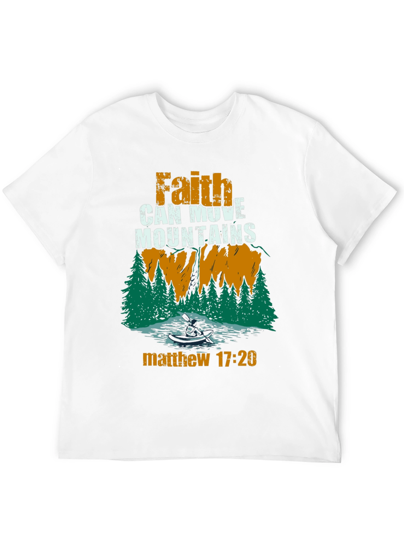 Faith Can Move Mountains Christian T-Shirt