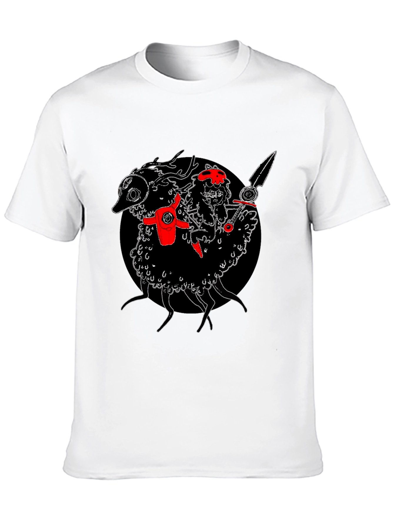 Cult of the Lamb Graphic Tee - Black Cotton T-Shirt