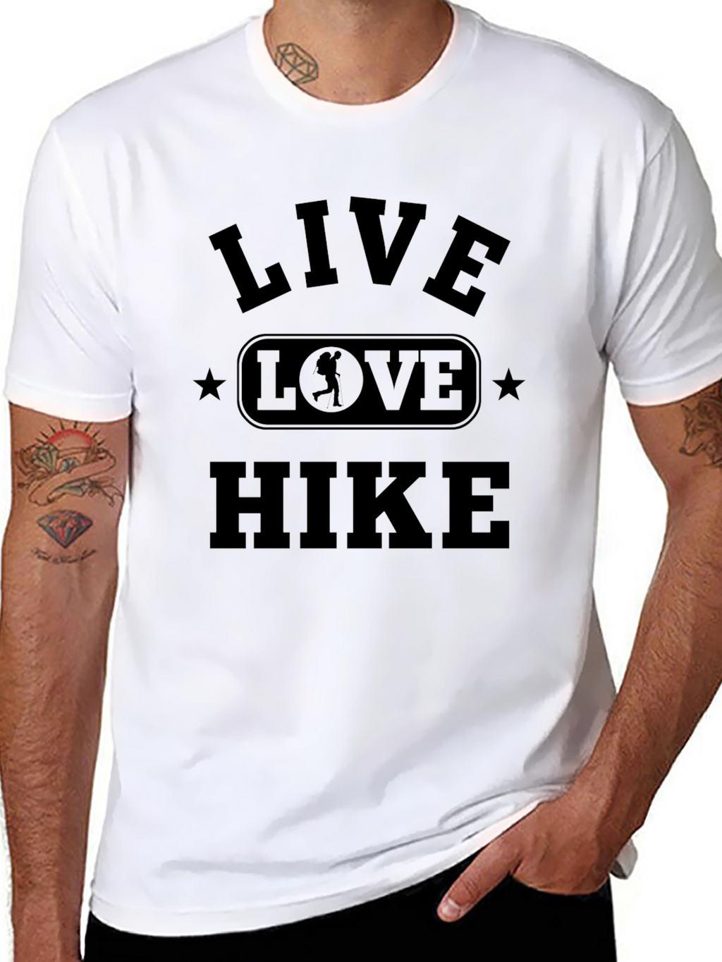 Live Love Hike Graphic T-Shirt