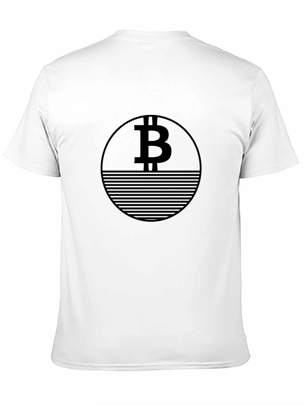 Bitcoin Black T-Shirt Crypto Currency Design