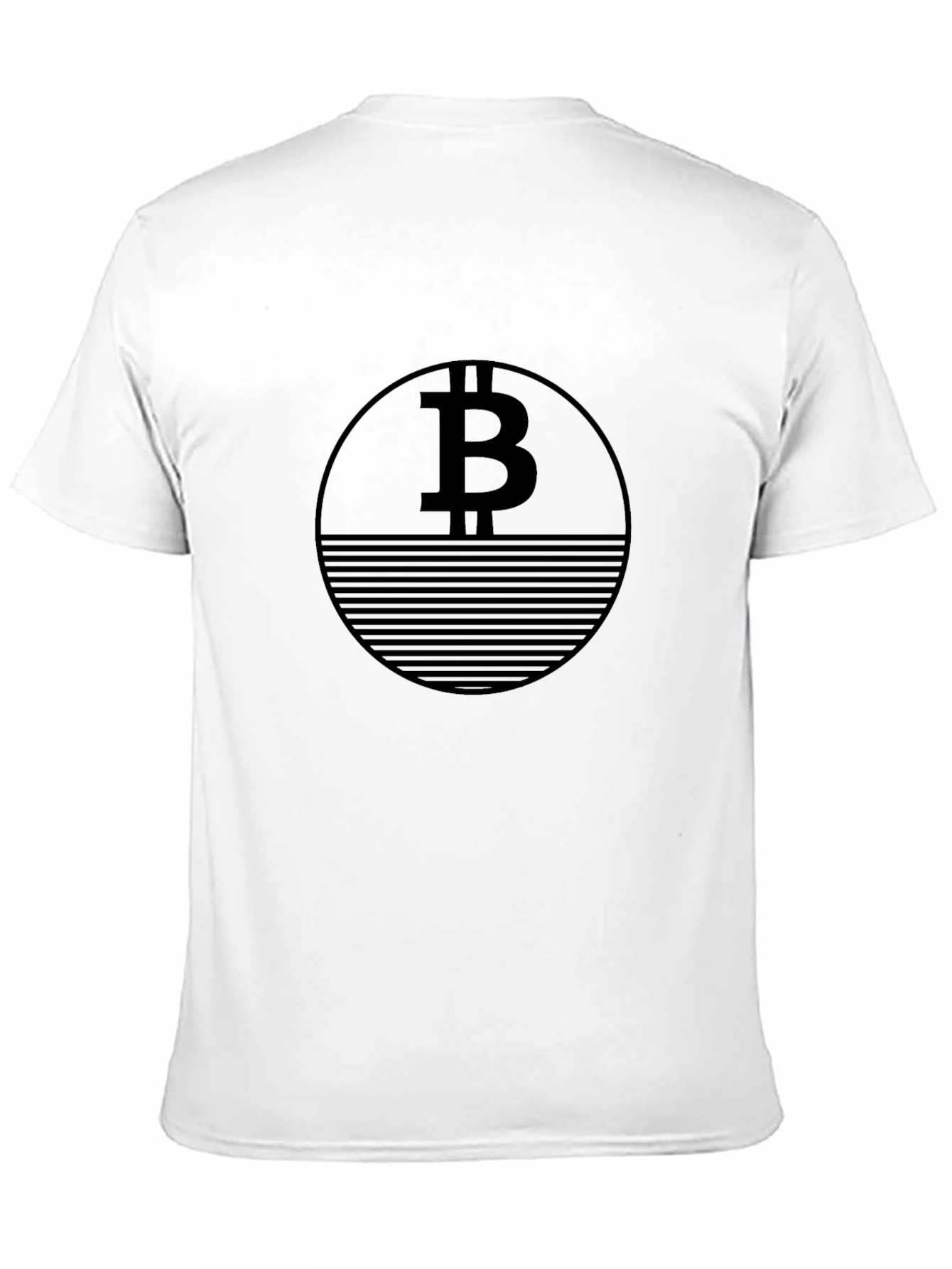 Bitcoin Black T-Shirt Crypto Currency Design