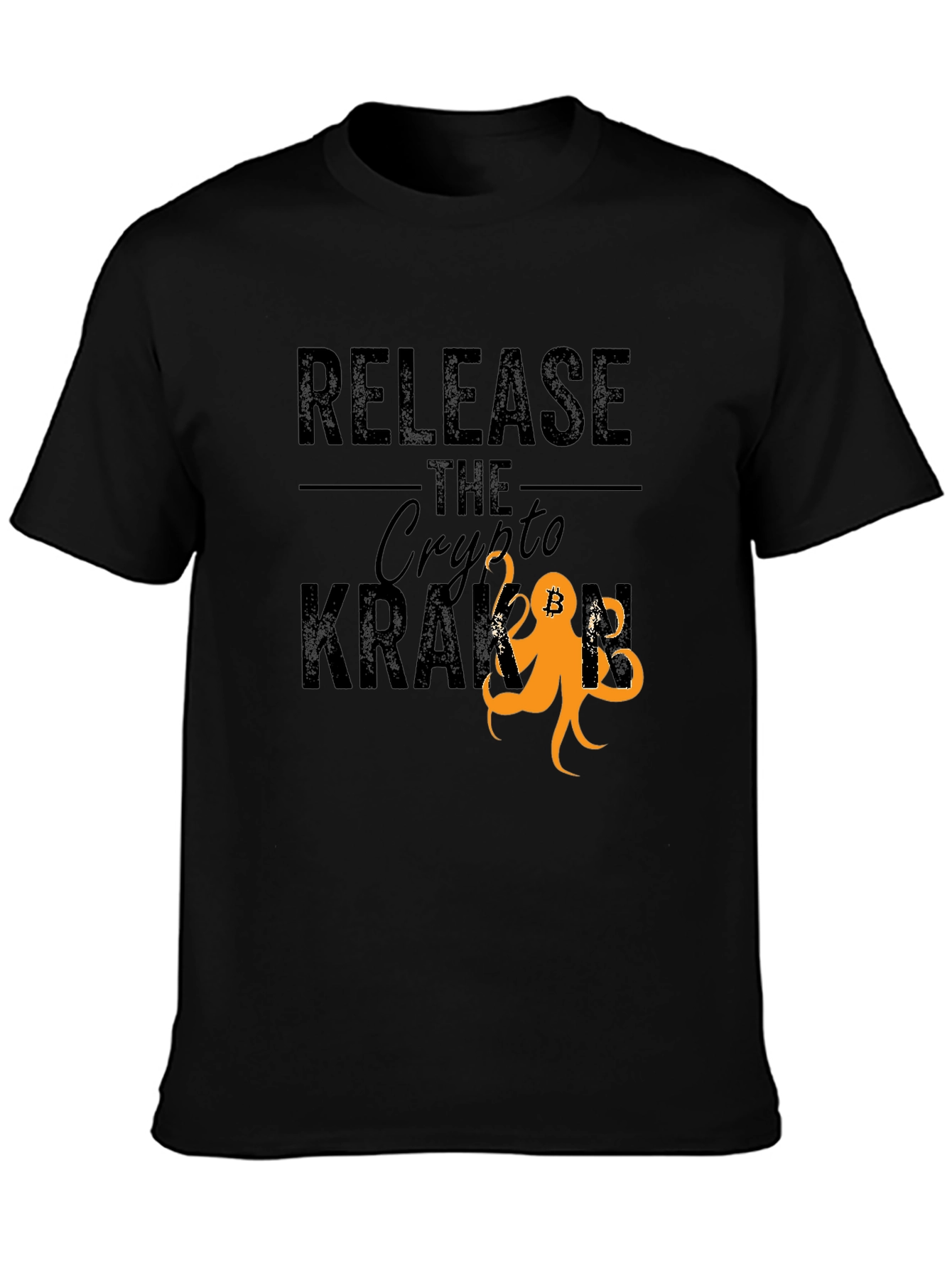 Release The Crypto Kraken Bitcoin T-Shirt