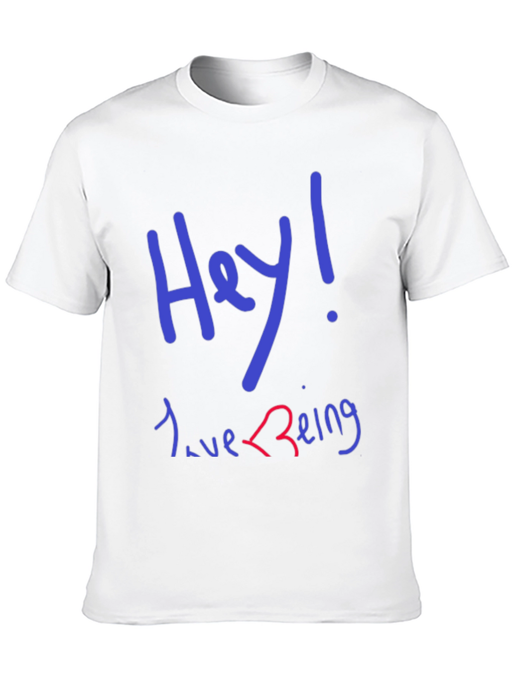 Hey! Love Being T-Shirt - Black Graphic Tee
