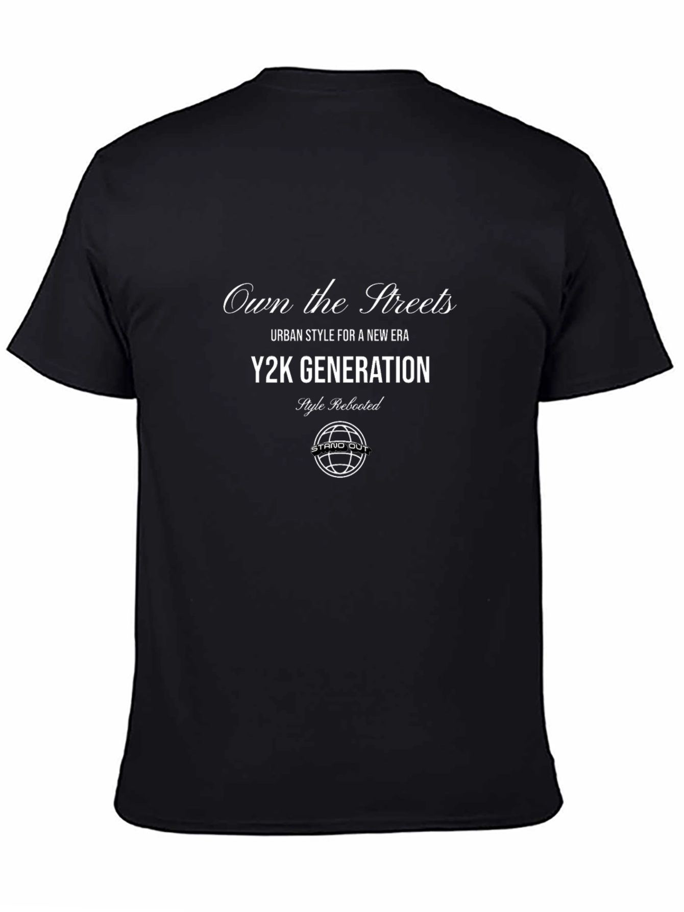 Y2K Generation Black Graphic Tee