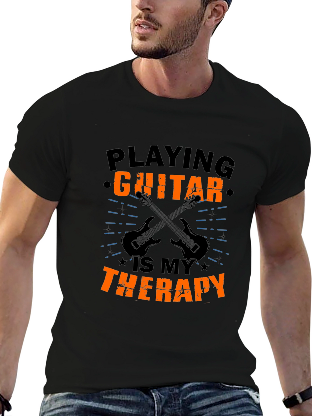 Guitar Therapy T-Shirt - Music Lovers Tee