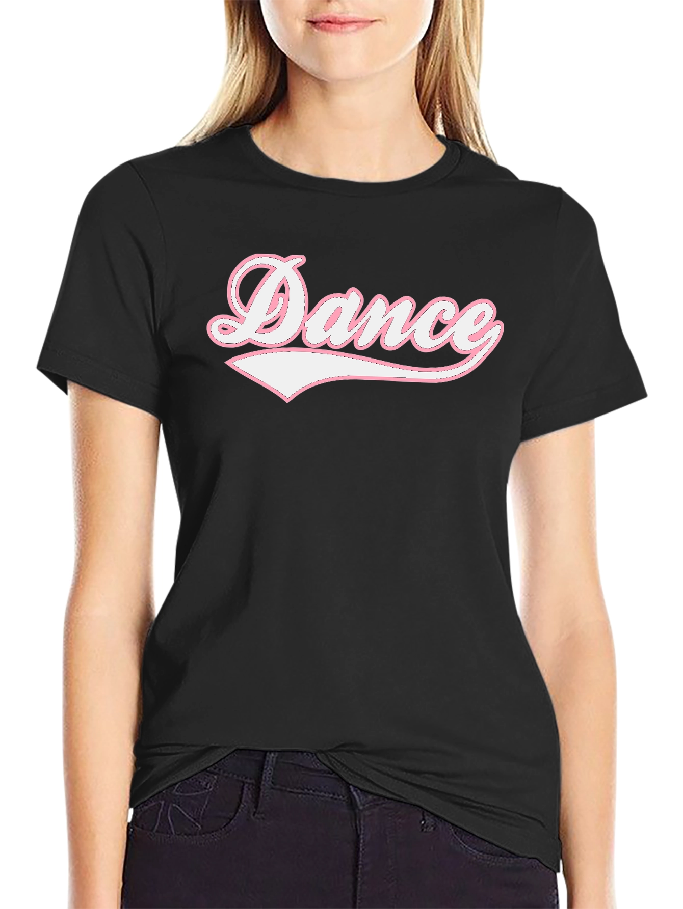 Dance Graphic Black T-Shirt