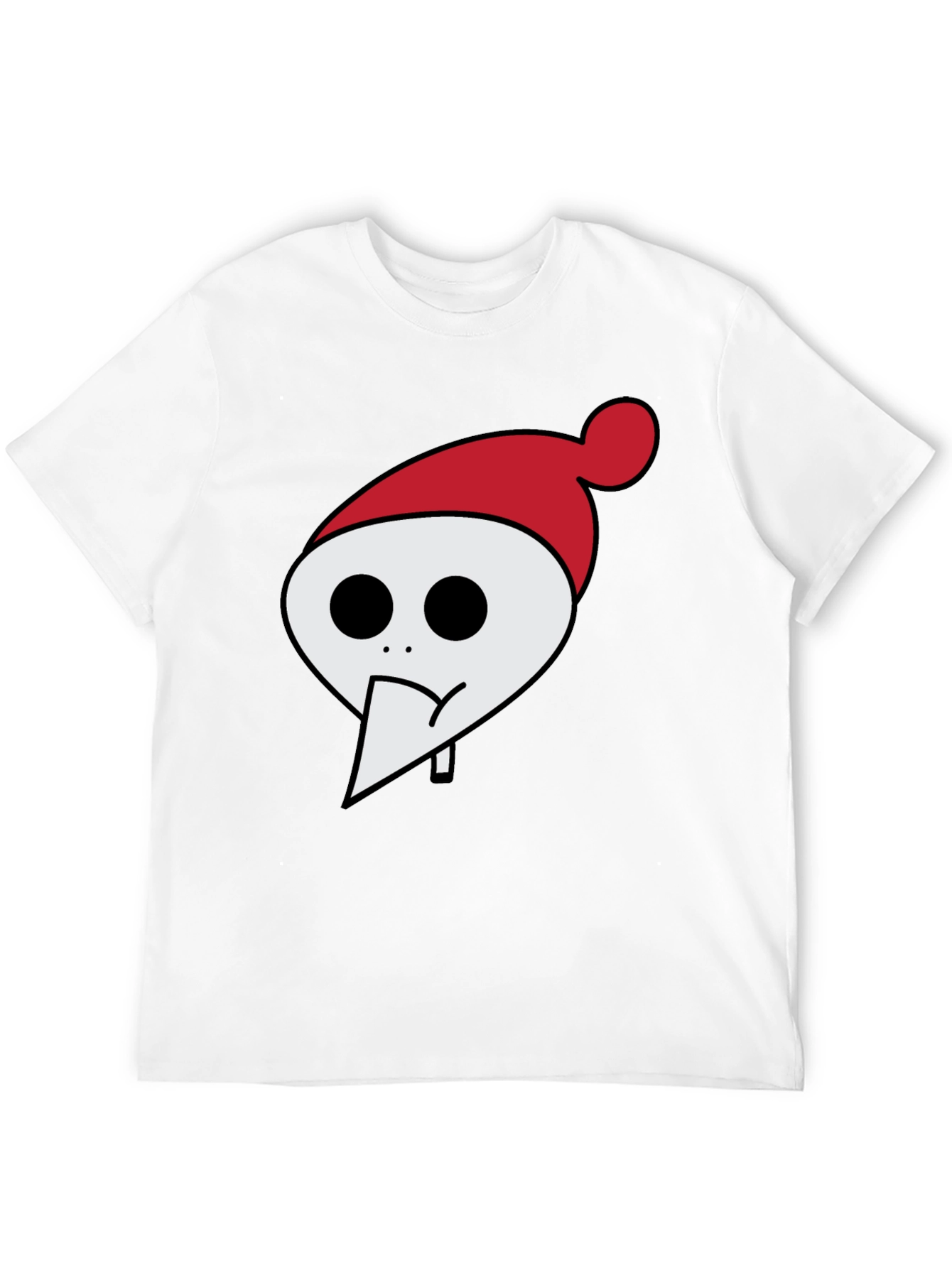 Whimsical Holiday Character Tee - Black