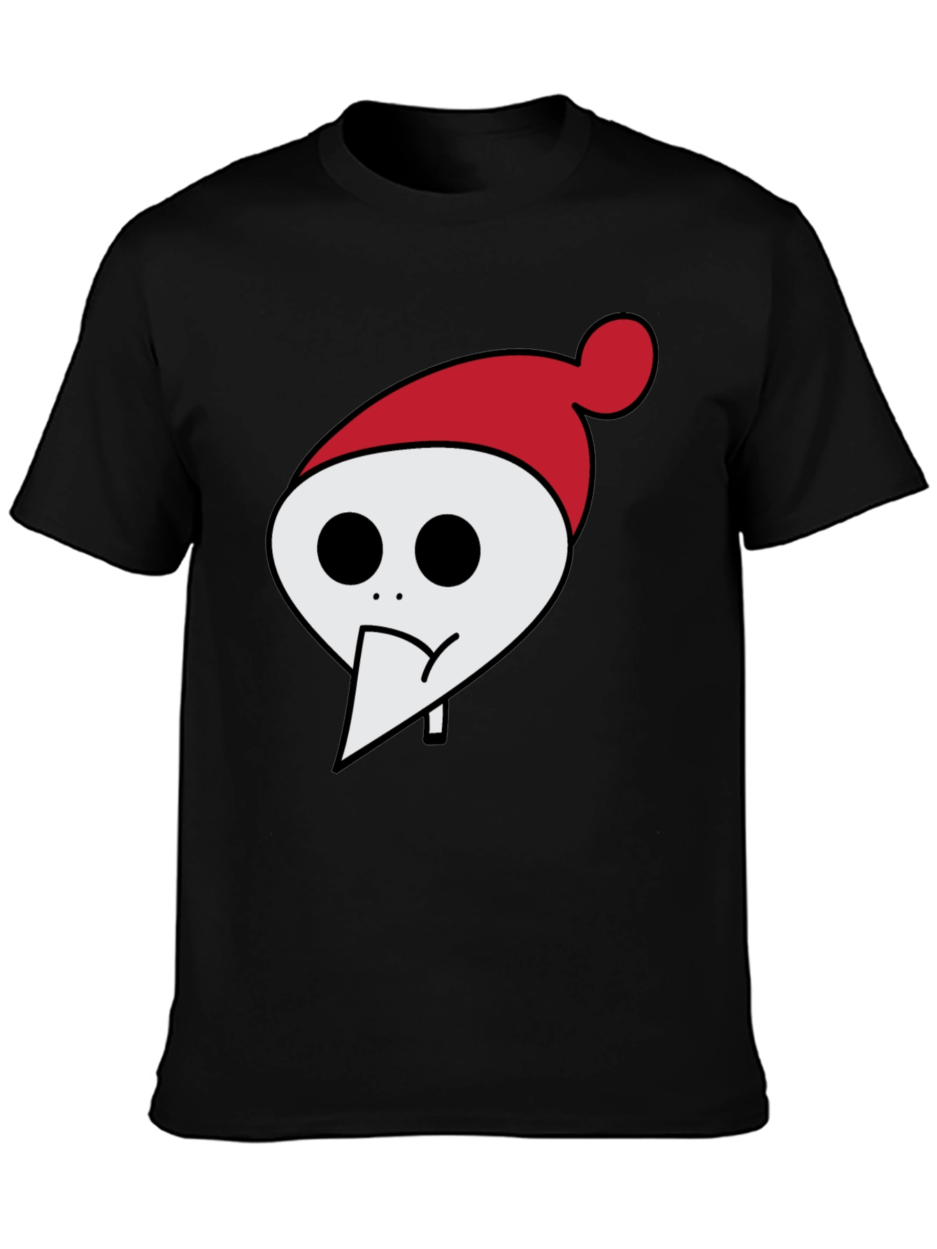 Whimsical Holiday Character Tee - Black