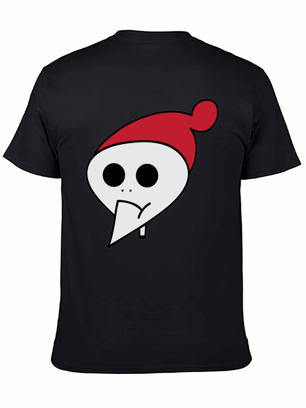 Whimsical Holiday Character Tee - Black