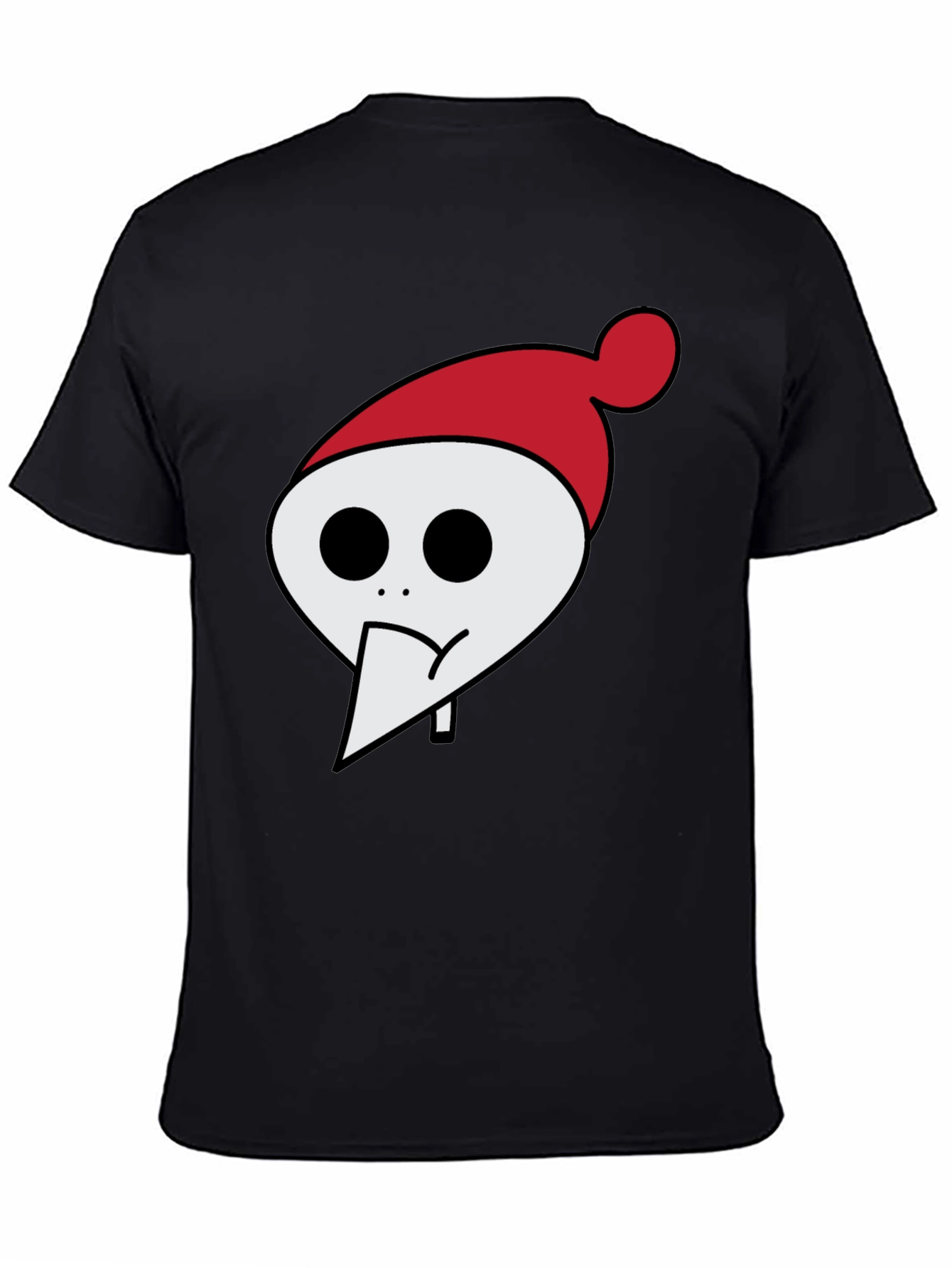 Whimsical Holiday Character Tee - Black