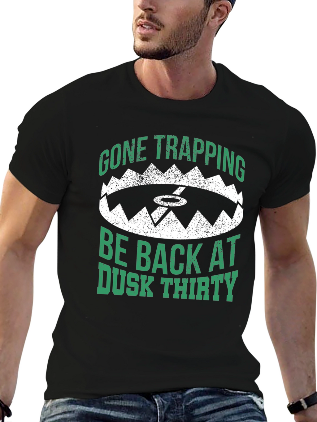 Gone Trapping Graphic T-Shirt