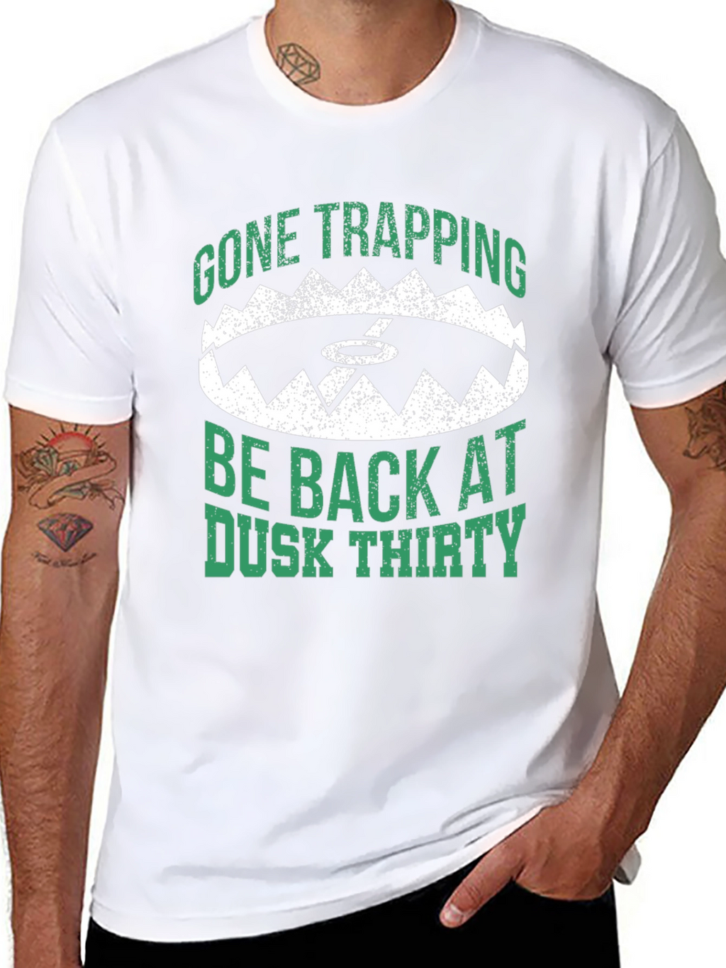 Gone Trapping Graphic T-Shirt